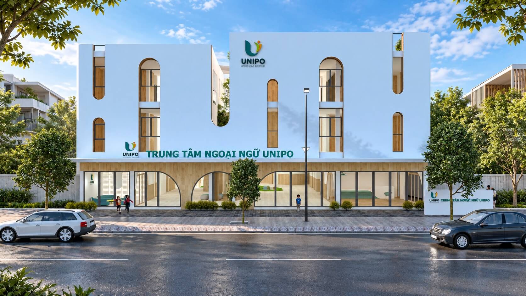 Công trình Trung Tâm Ngoại Ngữ UNIPO
